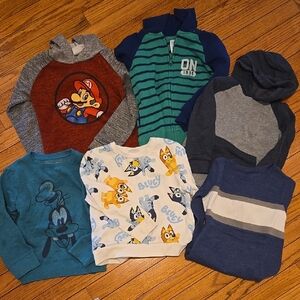 Kids Bluey, Mario, Disney & other Sweatshirts - Multicolor